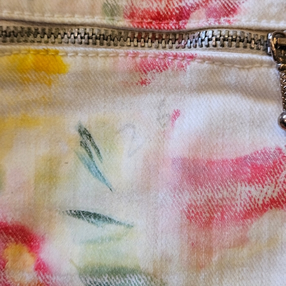 Don't Cry Milan Italian White Art Jeans TG 26 Mod Clivia Low Rise Size 26 Skinny - Picture 5 of 11